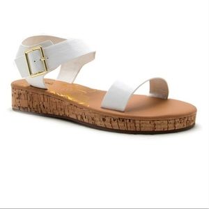 NWT Platform Wedge Sandals